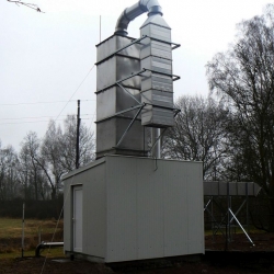 Outdoor aeration tower PV.