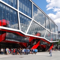 Ondrej Nepela Ice Hockey Arena in Bratislava – Vodaservis‘ client during the Ice Hockey World Championship in 2011.
