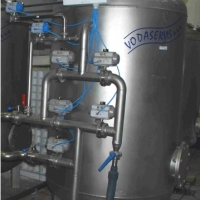 Automatic stainless steel TVK ZN softening filter.